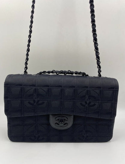 Chanel Travel Line Nylon Flap Bag