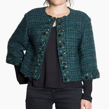 Chanel tweed jacket - S - 2000s