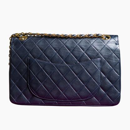 Chanel midnight blue Timeless 25 bag - 1988