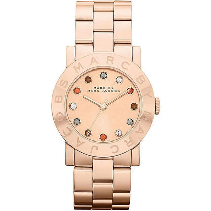 Ladies / Womens Blade Rose Gold Stainless Steel Marc Jacobs Designer Watch MBM3142