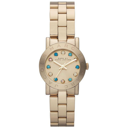 Ladies / Womens AMY Dexter Gold Stainless Steel Marc Jacobs Designer Watch MBM3218