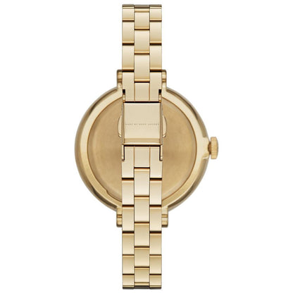 Ladies / Womens Sally Blue Dial Gold-Tone Marc Jacobs Designer Watch MBM3366