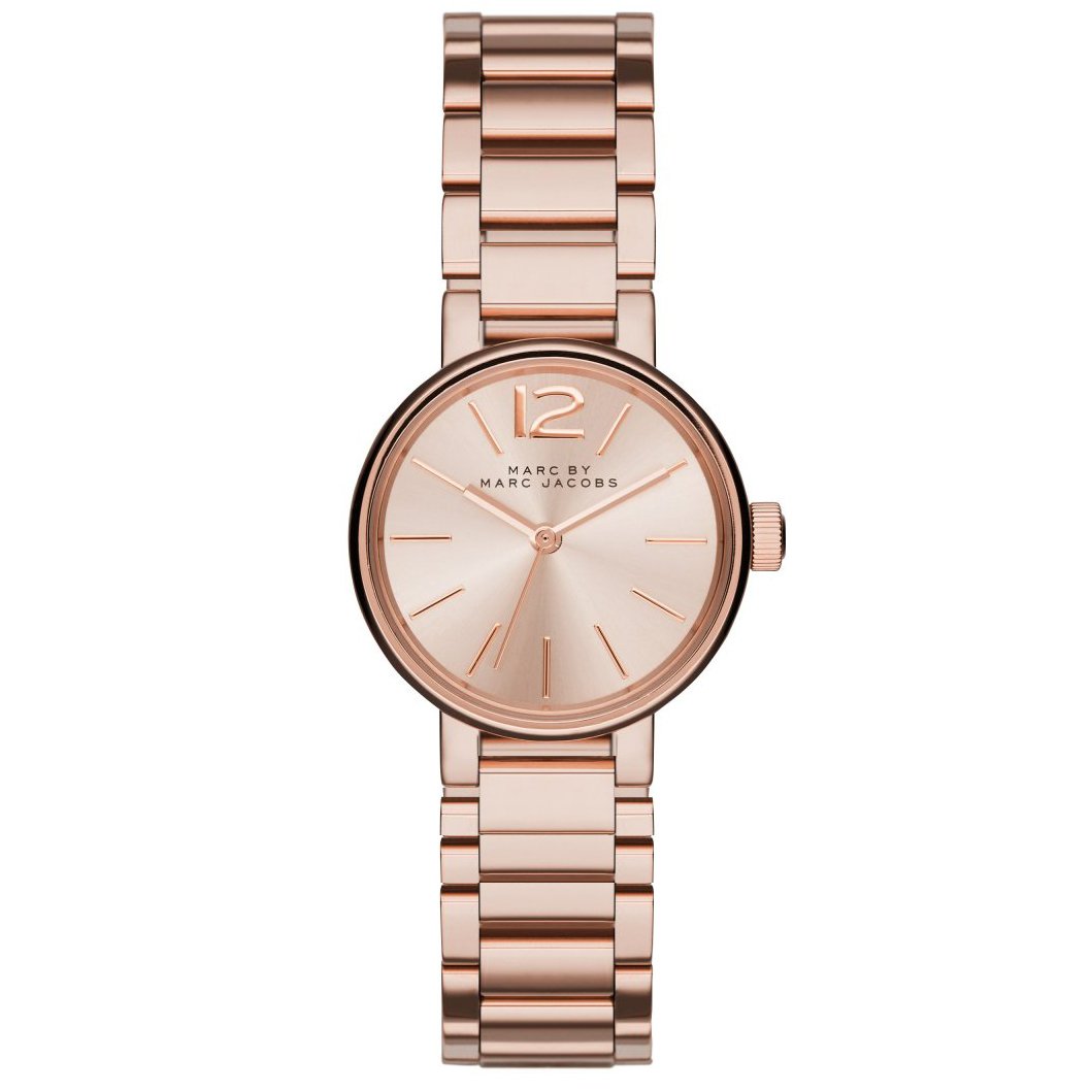 Ladies / Womens Peggy Rose Gold Stainless Steel Marc Jacobs Designer Watch MBM3406