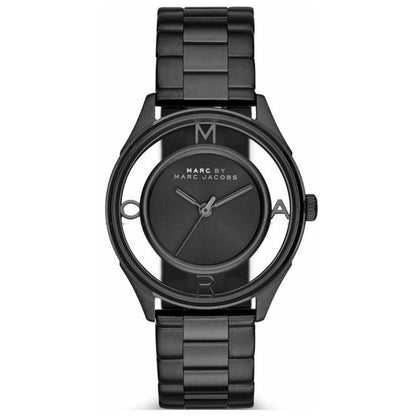 Ladies / Womens Tether Black Stainless Steel Marc Jacobs Designer Watch MBM3415