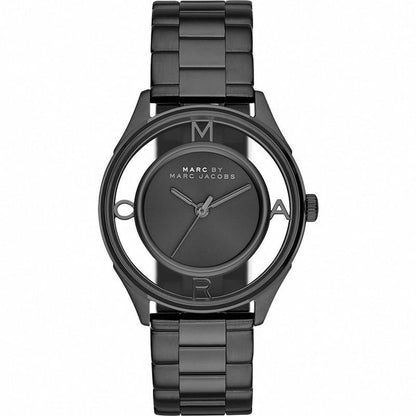 Ladies / Womens Tether Black Three Hand Stainless Steel Marc Jacobs Designer Watch MBM3419