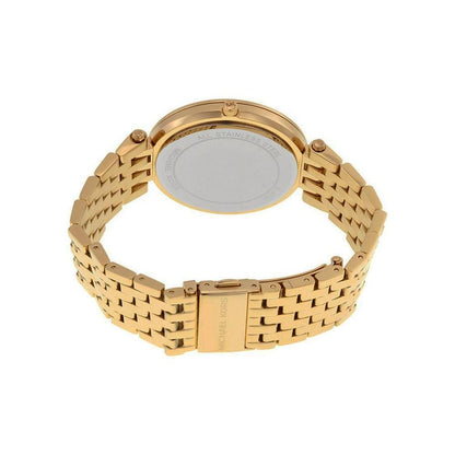 Ladies / Womens Darci Crystal Dial Gold-Tone Stainless Steel Michael Kors Designer Watch MK3438