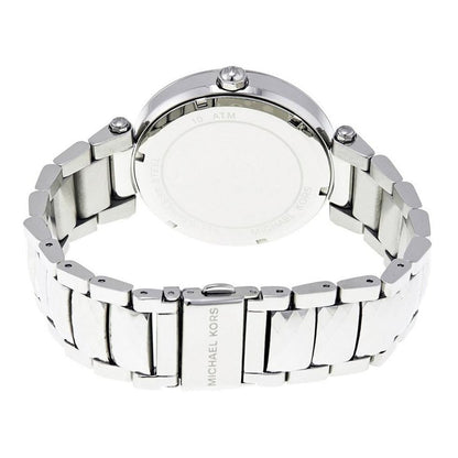 Ladies / Womens Designer Silver Stainless Steel Michael Kors Designer Watch MK6424