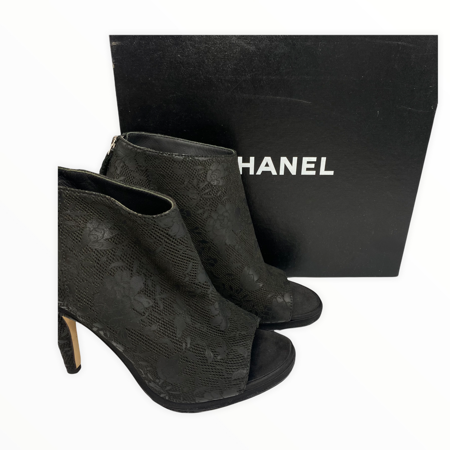 Chanel open-toe boots - 39 - 2010s