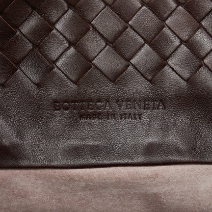 Brown Bottega Veneta Intrecciato Marquise Flower Tote