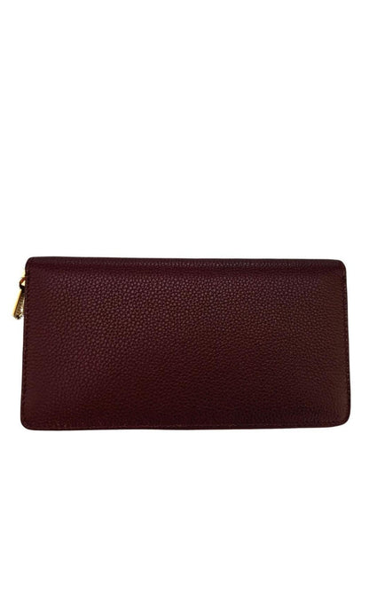 Zumi Burgundy Zip Around Wallet