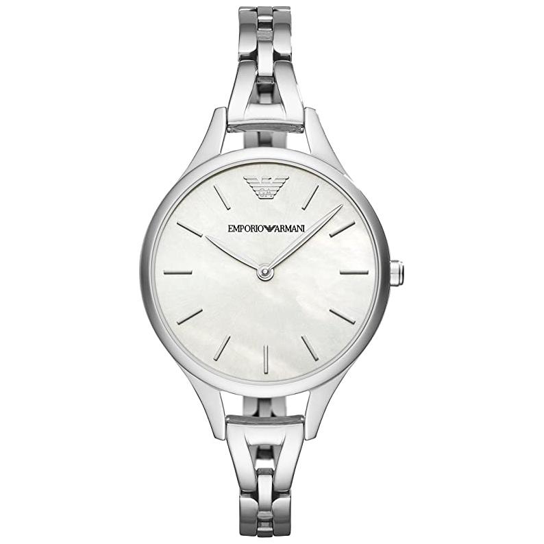 Ladies / Womens Aurora Stainless Steel Bracelet Emporio Armani Designer Watch AR11054