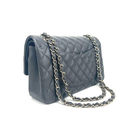 CHANEL 2019 Medium Double Flap Bag - Grey