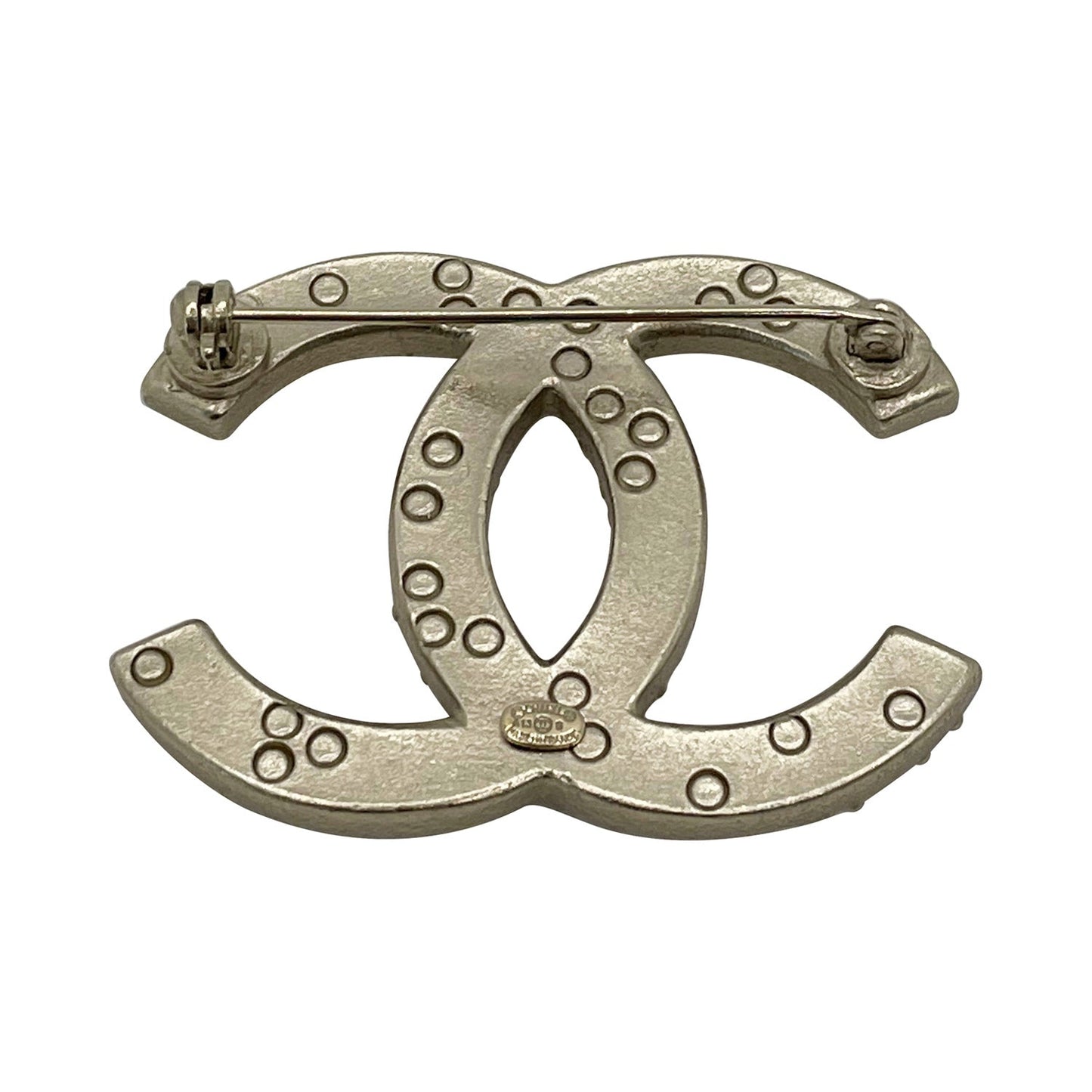 Chanel Pearl CC Logo Brooch