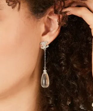 Chanel water drops pendant earrings - 2010s