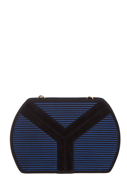 YSL Navy & Black Handbag