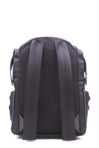 Zucca Embossed Trimmed Backpack Black