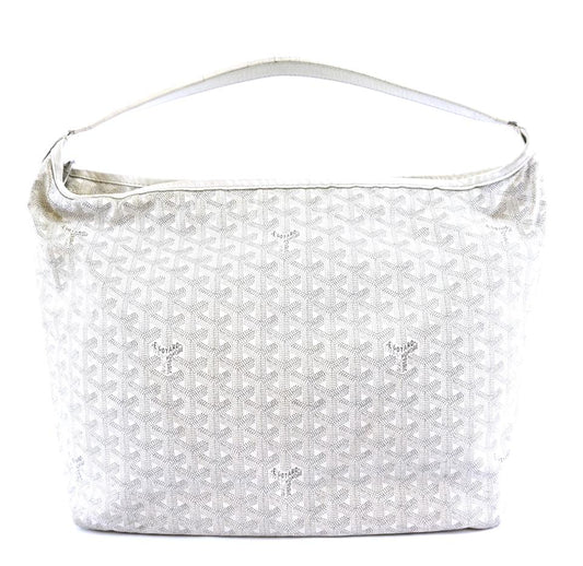 Goyard Tote Fidji Shoulder Goyardine White Coated Canvas Hobo Bag