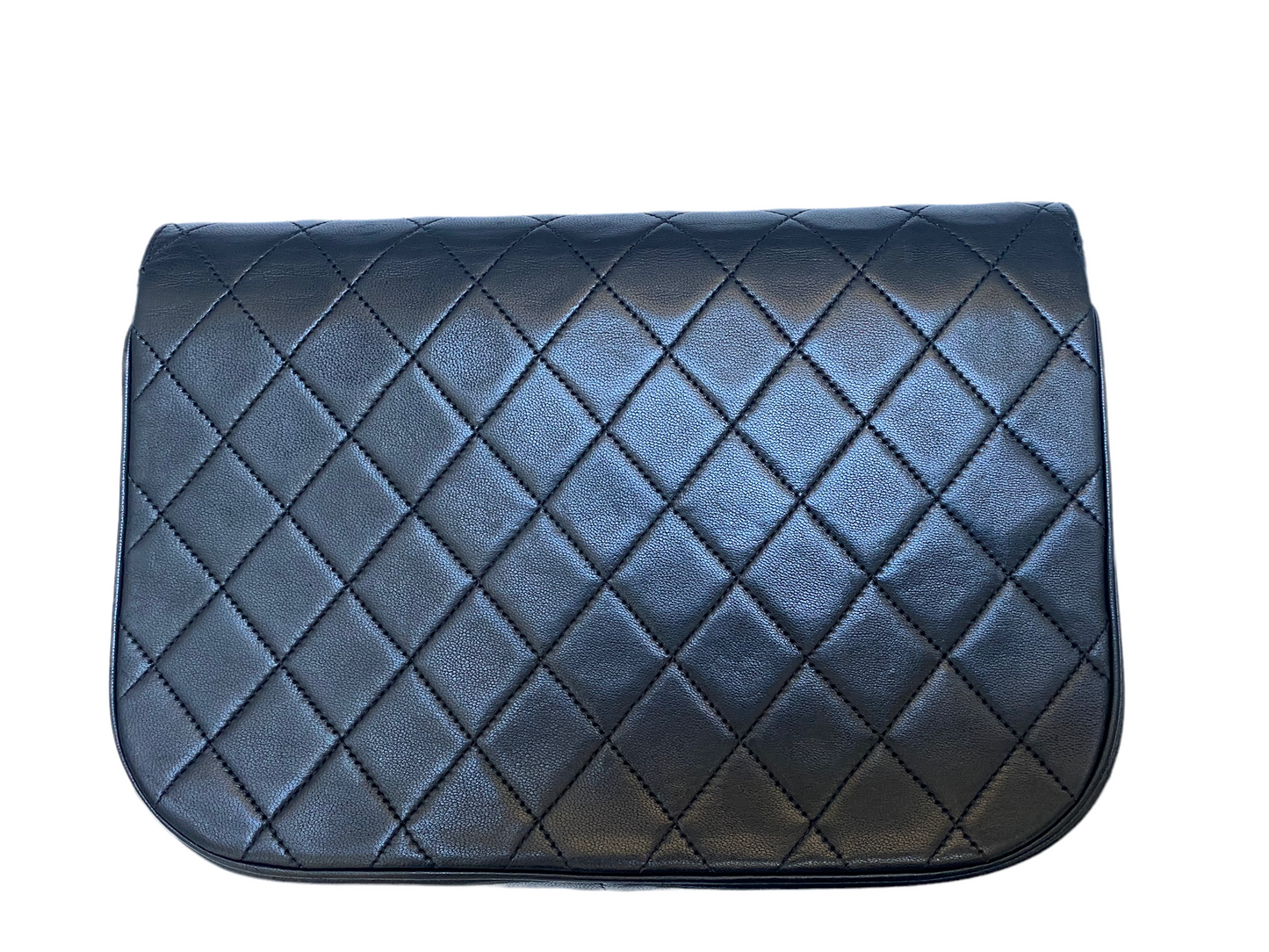 Chanel vintage black quilted flap bag