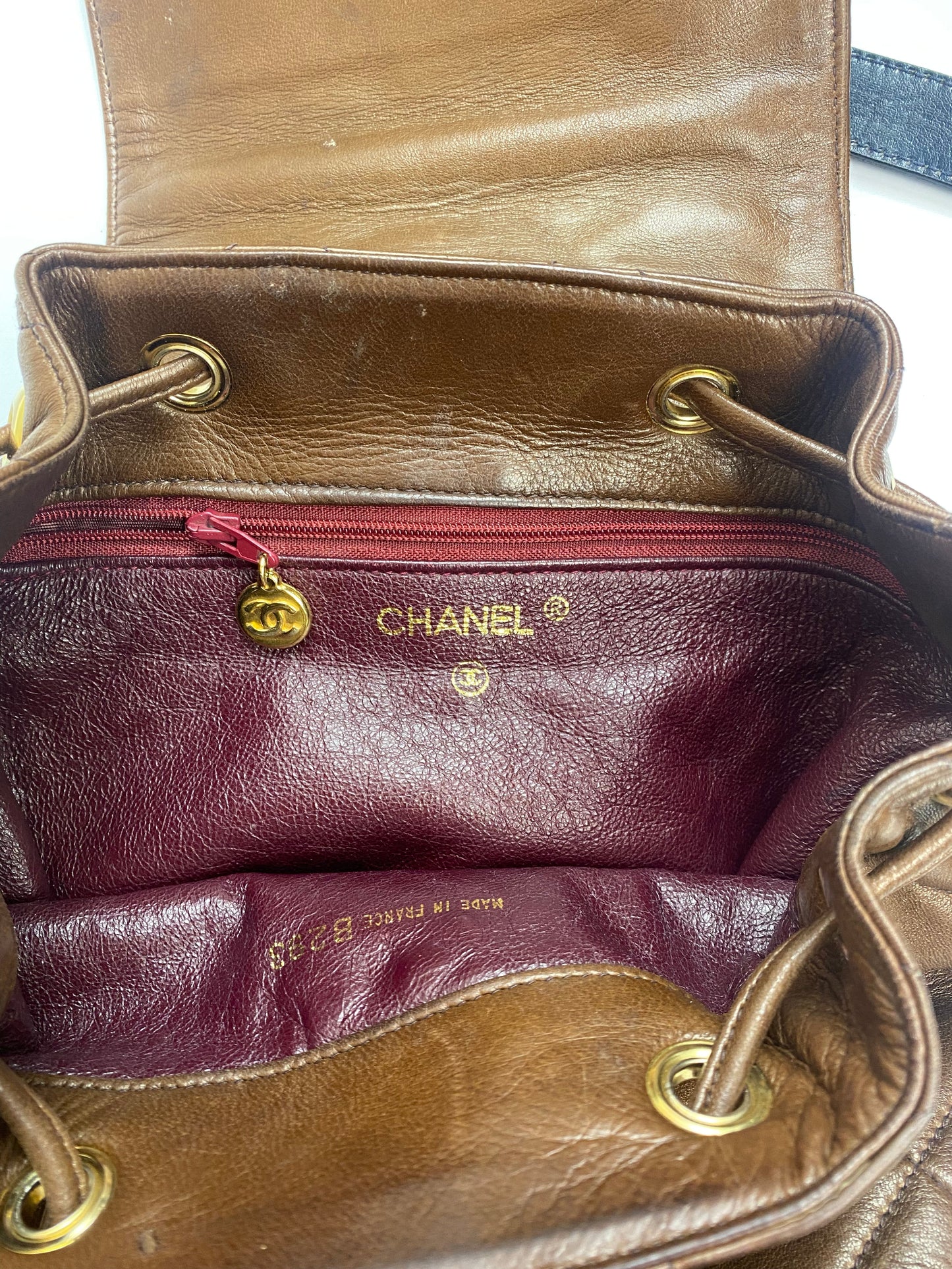 Chanel brown backpack - 1990s