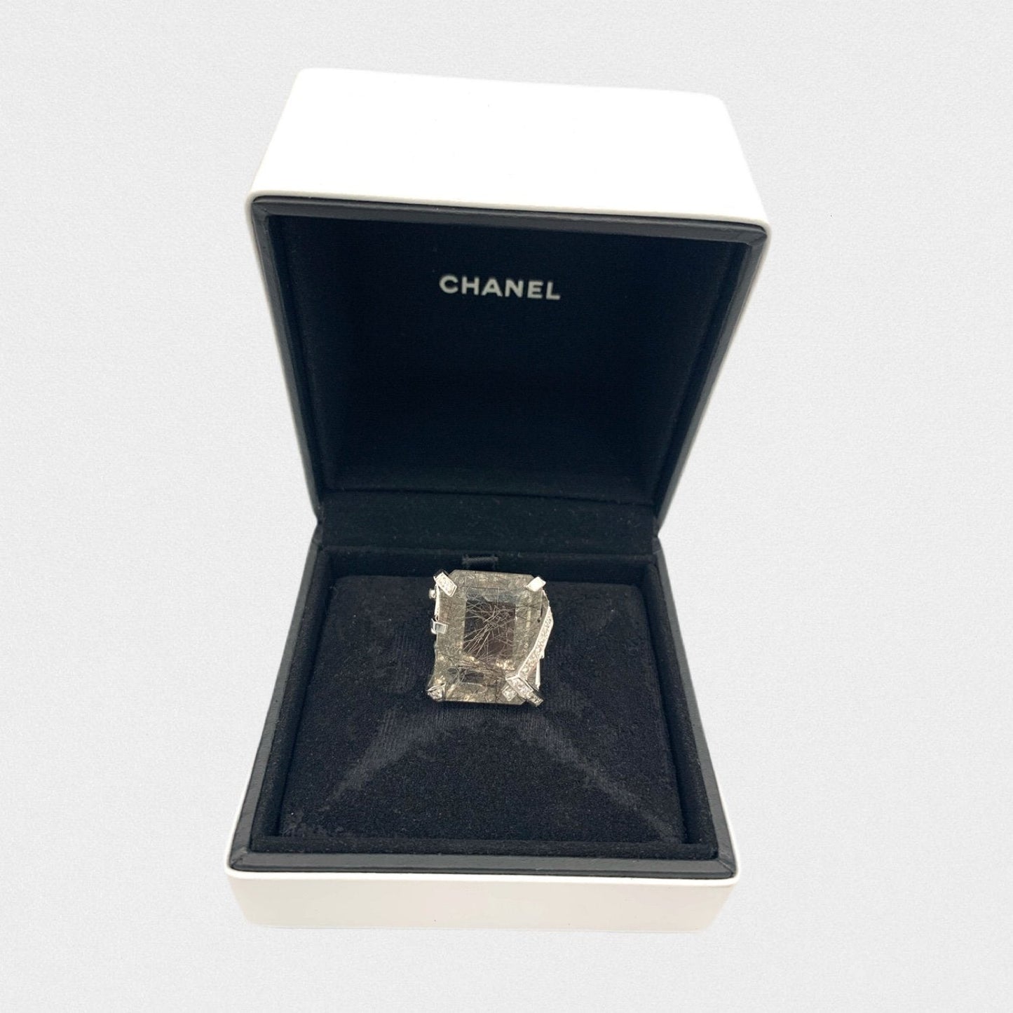 Chanel rutile quartz and diamonds ring - 49