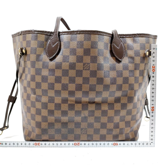 Louis Vuitton Neverfull MM Brown Damier Tote Bag