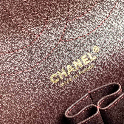 CHANEL Classic  Lambskin & Gold-Tone Metal Black