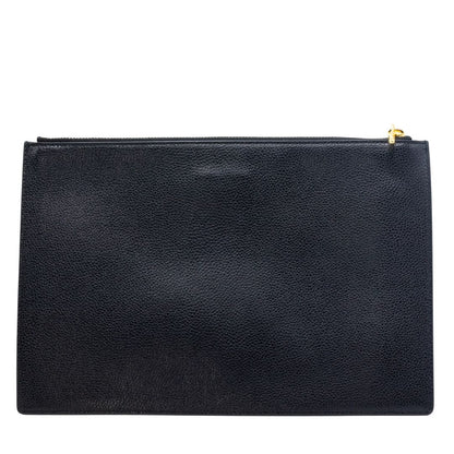 Zumi Grany Black Leather Clutch