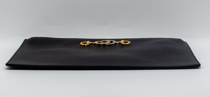 Zumi Grany Black Leather Clutch