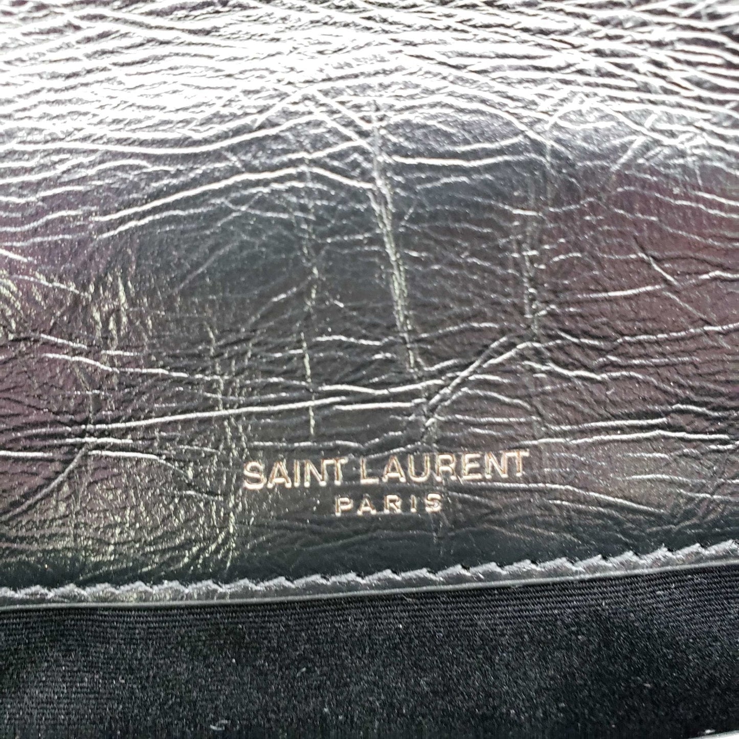 YSL Yves Saint Laurent Niki Leather Black Shoulder Bag